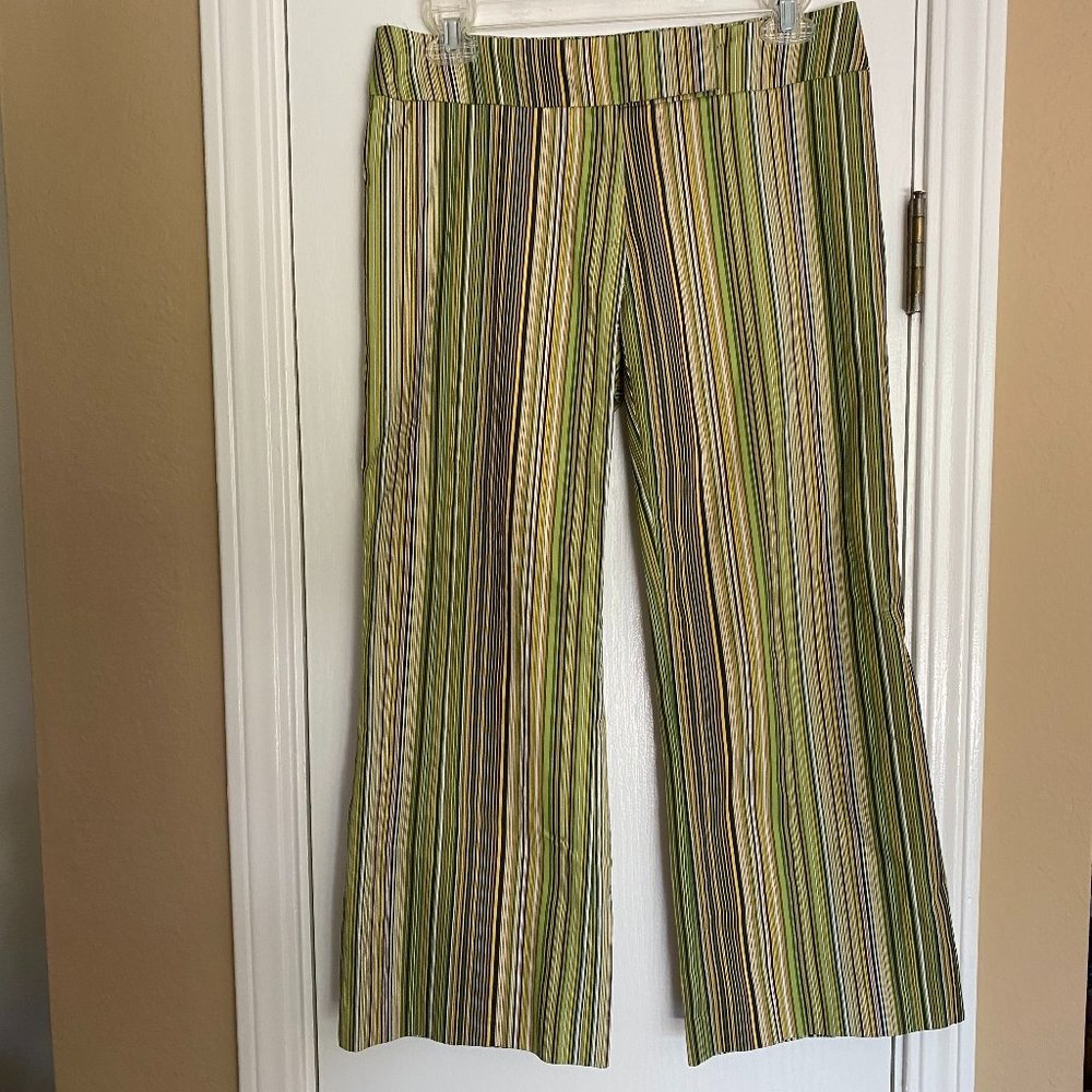 trina turk striped cropped pants